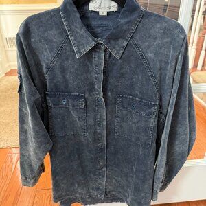 Vintage Havana - Size M - Ribbed Cotton Corduroy Shirt